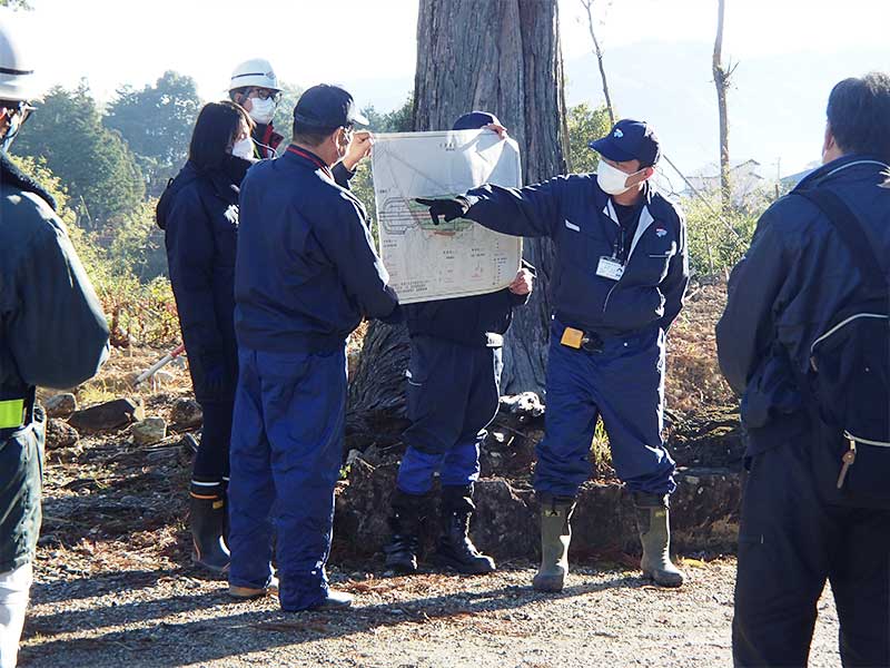 地元への設計説明(現地協議)